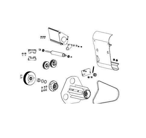 Bộ cuộn nhãn cho máy in ZT510
