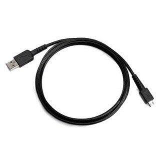 This is a micro-USB active-sync cable that allows for active-sync connectivity between the mobile computer in a single-slot or two-slot cradle and a host device. This cable is typically used with a single-slot USB / charging cradle and the length is approximately 48 inches.