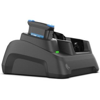 Single-slot and spare battery charging cradle with USB support and fast-charging for MC9300 / MC9400 / MC9450 devices and its spare battery. Power supply (PWR-BGA12V50W0WW), DC cable (CBL-DC-388A1-01) and country-specific AC cable are all sold separately.&nbsp;