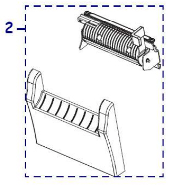 Bộ lột nhãn cho máy in mã vạch dòng ZT410, PN:P1058930-105, hiệu Zebra 