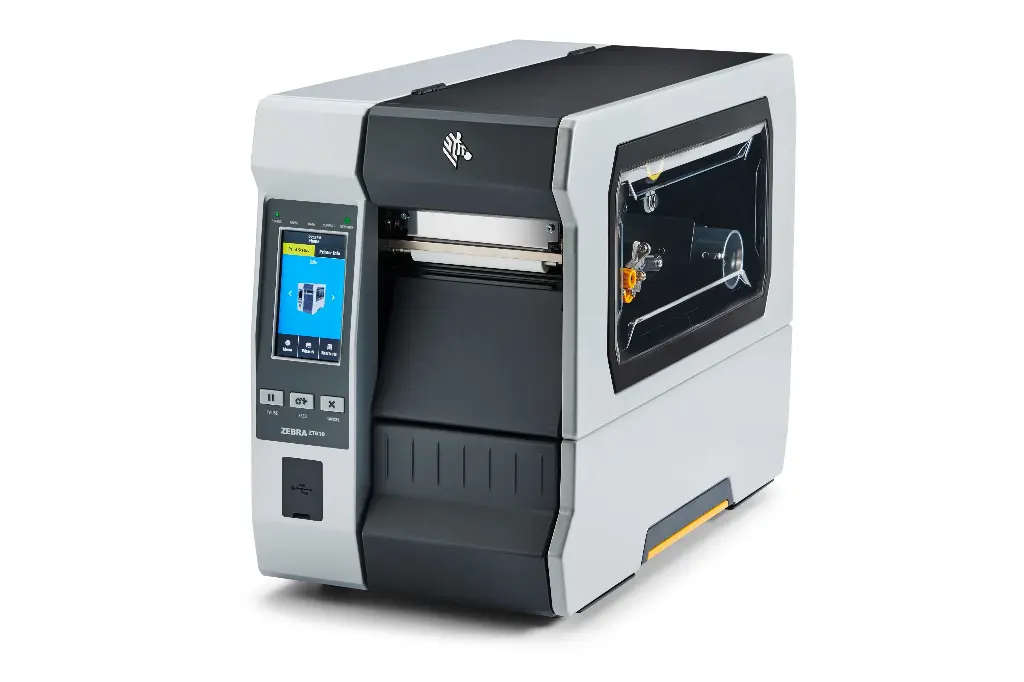 Máy in mã vạch model ZT610, độ phân giải 300 dpi, PN: ZT61043-T0P0100Z, hiệu Zebra